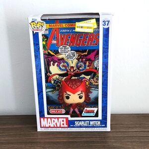 Marvel Scarlet Witch Funko Pop with Comic